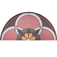thumbnail image 1 of Felpudo semicircular duradero, decorativo y funcional para dar la bienvenida a la puerta de entrada, base de goma resistente que garantiza una estabilidad antideslizante, 1 of 5