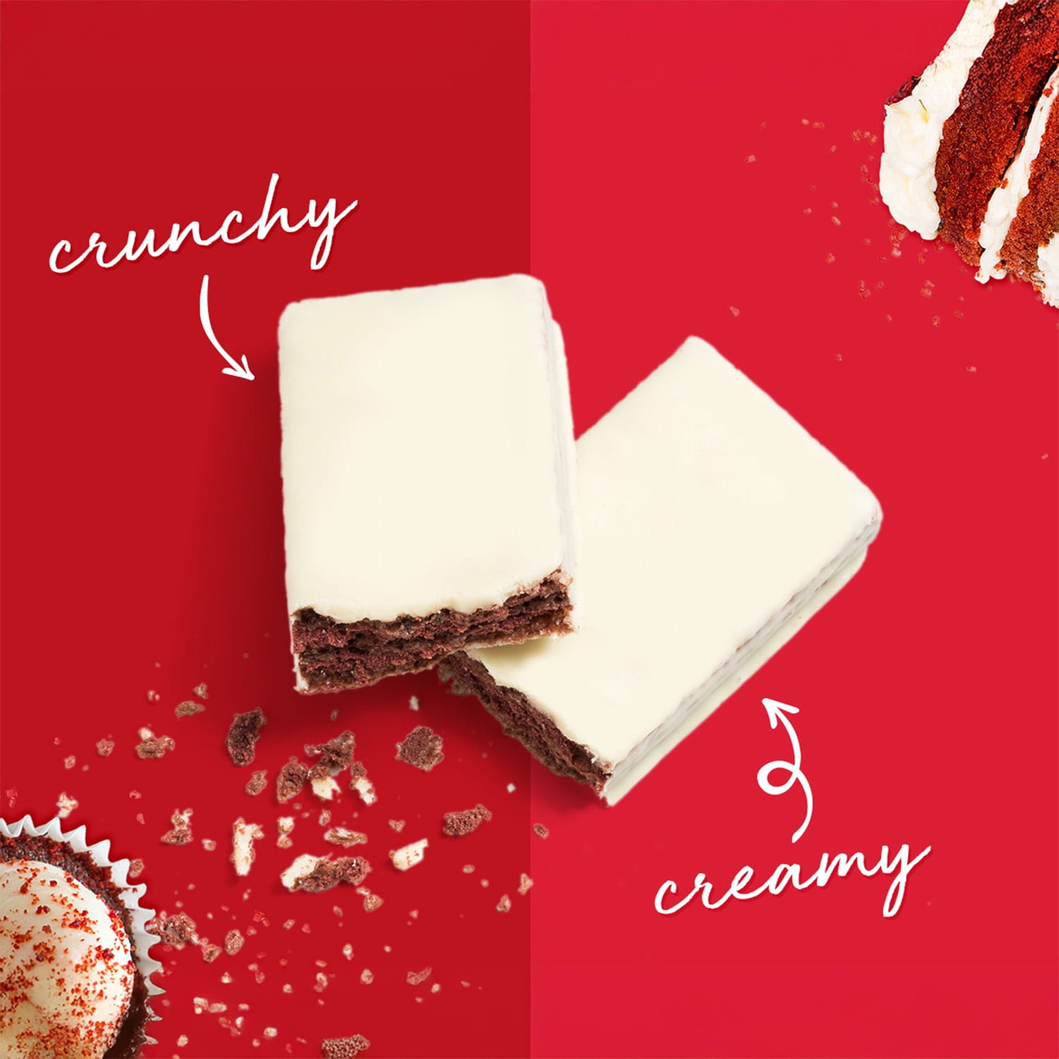 Power Crunch Original Protein Energy Bar, Red Velvet, 1.4 oz, 5 Count