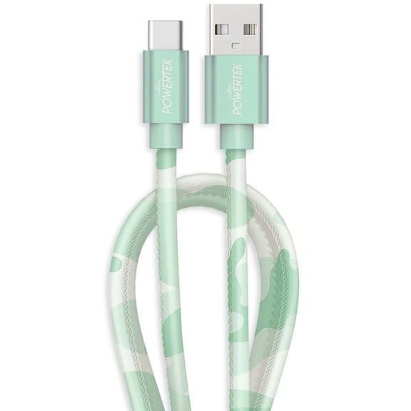 Liquipel Powertek Type C Cable Camo - Green