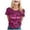 Red, variant on Breast Cancer Shirts for Women Breast Cancer Awareness Tshirt Pink Ribbon Graphic Short Sleeve Tee Tops Hot Pink S