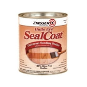 1 Pc, Zinsser Bulls Eye Sealcoat Flat/Matte Clear Oil-Based Universal Sanding Sealer 1 Qt