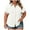White, variant on Posijego Plus Size Tops for Women Button down Shirts Short Sleeve Collared Shirt Summer Casual Dressy Work Blouses