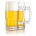 thumbnail image 1 of Serami Hikari Design 1L (34oz) Style Allemand Super Grandes Bière en Verre, Ensemble de 2, 1 of 4