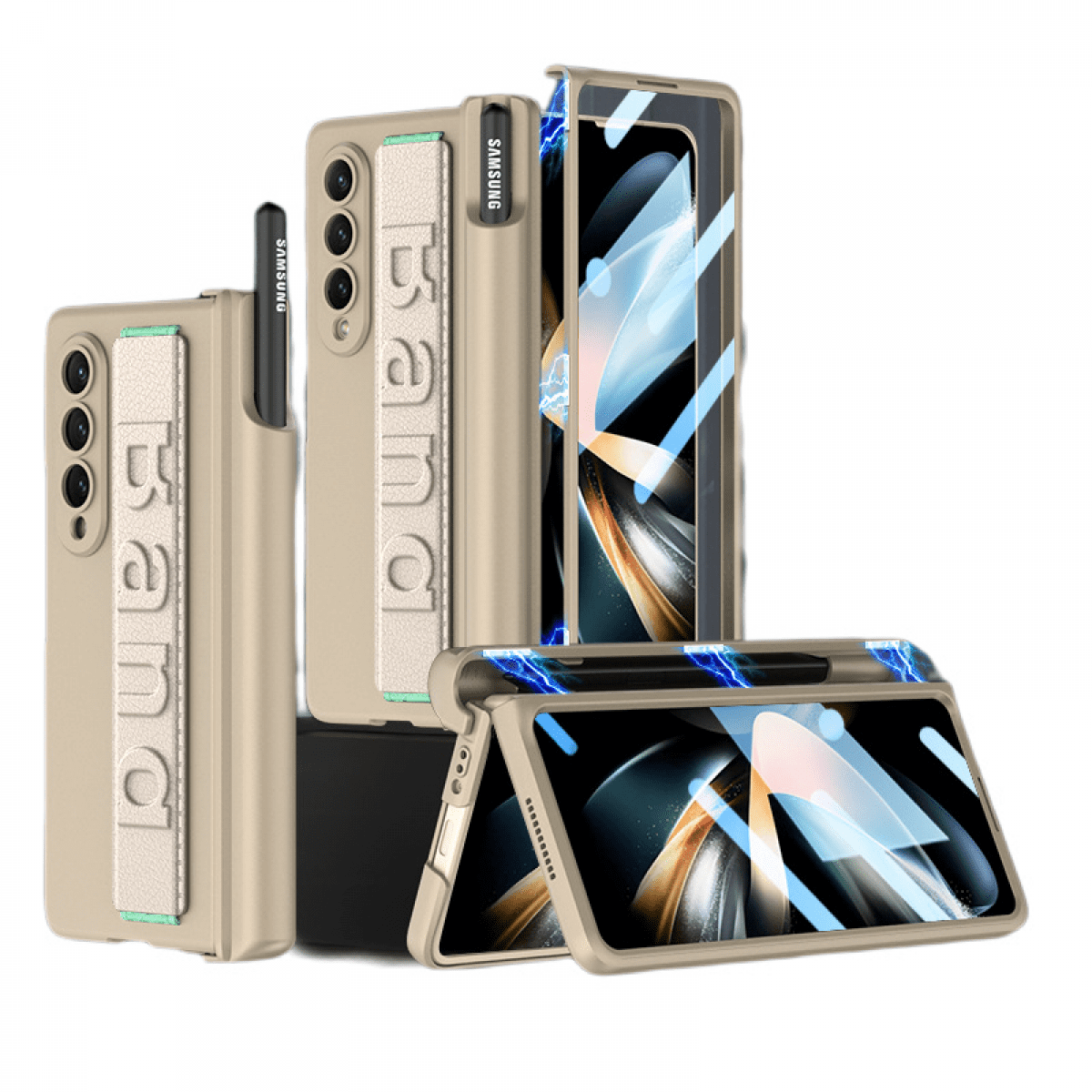 S Pen Holder Case Compatible Samsung Galaxy Z Fold 4 Case With