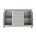 thumbnail image 7 of Acme Maverick 3-Drawer Wooden Server with 2 Doors in Platinum White Indoor, 7 of 7