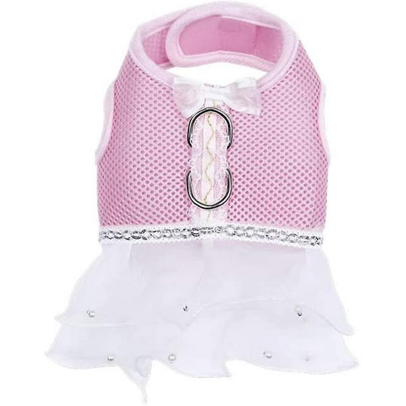 Hongchun Dog Harness Mesh Harness Vest For Small And Medium Sized Dogs, Breathable And Comfortable Harness Skirt, Dog Harness Dress