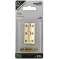 thumbnail image 3 of National Hardware N211-235 Decorative Narrow Hinge, 2 in H Door Leaf, 0.04 in Thick Door Leaf, Brass, Solid Brass, 5 lb, 3 of 7