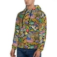 thumbnail image 3 of Xecao USA 1 Pattern Men's Adult Pullover Hoodie,Hooded Sweatshirt-X-Large, 3 of 7