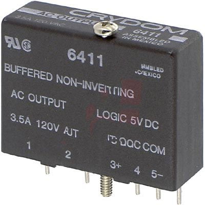 AC Output Module, Non Inverting, 5 Vdc Input, 12-140 Vdc