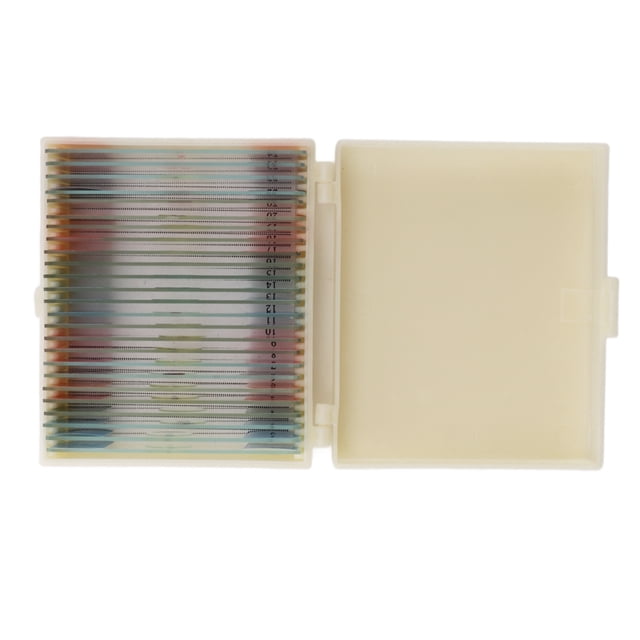 Biology Prepared Slides, High Definition Easy To Use Highly Transparent Microscope Slides No Incisive Edge for Laboratory for School