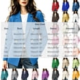 thumbnail image 3 of Ynynloco Blazers for Women Business Casual Long Sleeve Button Down Open Front Suit Jacket Dressy Work Blazer with Pockets Winter Fall Outfits, 3 of 5