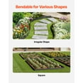 thumbnail image 3 of VEVOR Metal Landscape Edging 10Packs 60in Rust-Resistant Bendable for Yard Garden, 3 of 9