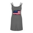 thumbnail image 5 of SOOMLON Short Nightgowns for Women Plus Size Comfy Nighties Double Spaghetti Strap Print Mini Dress Pajamas Dress, 5 of 6