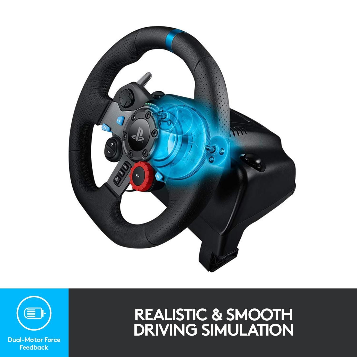 Logitech G29 Driving Force PlayStation 4 and PlayStation 3 Racing Wheel, Definitive sim racing hardware