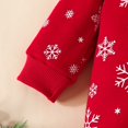 thumbnail image 5 of KVPLBQFD Newborn Christmas Outfit Boy 5-6 Year Old Girl Clothes for 18 Month Old Boy Baby Onesies 6-9 Months Girl Sweatsuit Boys Clothing Sets Infant, Red 0-3 Months, 5 of 7