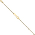 thumbnail image 2 of 14K Yellow Gold Children's Polished Star With 1In Ext. Id Bracelet (5.5 X 8.11) Made In Italy bid114-5.5, 2 of 5