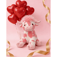 thumbnail image 2 of Pink Highland Cow Plush , Strawberry Highland Cow Stuffed Animal Plush，Pink Cow Plush Toys 9.84 Inch Super Soft and Huggable Stuffed Plush Fall Plush Perfect,Valentine's Day Gifts For Her, 2 of 6