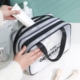 thumbnail image 4 of Dry-wet Separation Washing Bag Large Capacity Portable Travel Cosmetic Bag Storage Bag Clear Travel Toiletry Bag, 4 of 7