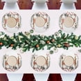 thumbnail image 7 of Ryvnso Watercolor Christmas Gnomes Round Plate Mats Dining Table Placemat 1 Piece for Holiday Decoration, 7 of 7