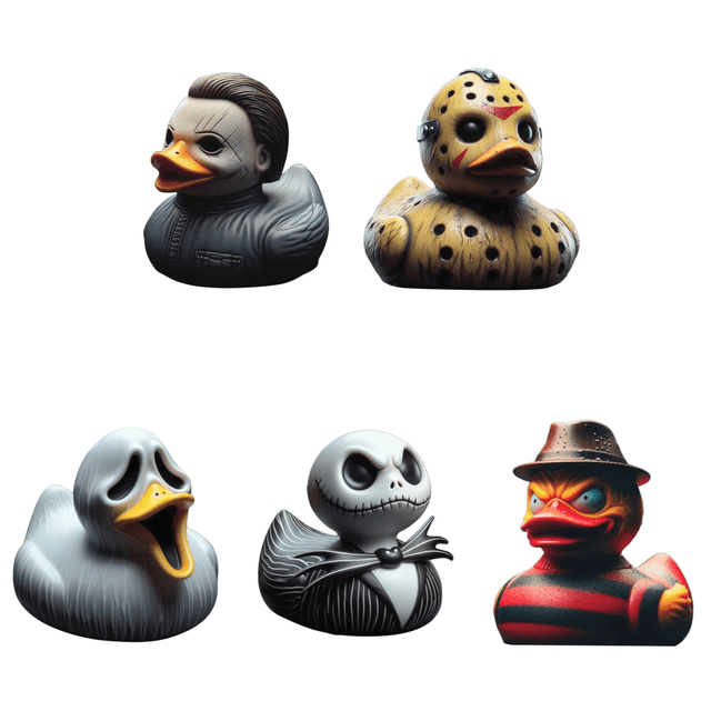 Accesorios Del Coche Ornamento La Resina Pato Personaje Película Terror Halloween (A)