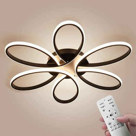 

LED Ceiling Chandelier Lighting Fixture with Remote Control Dimmable Ceiling Light for Living Room Dinning Room Bedroom Kitchen Home Decorative Lamp (23 inch/60CM)