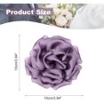 thumbnail image 2 of Silk Satin Flower Brooch Pin, Large Peony Floral Lapel Pin, 2 of 5