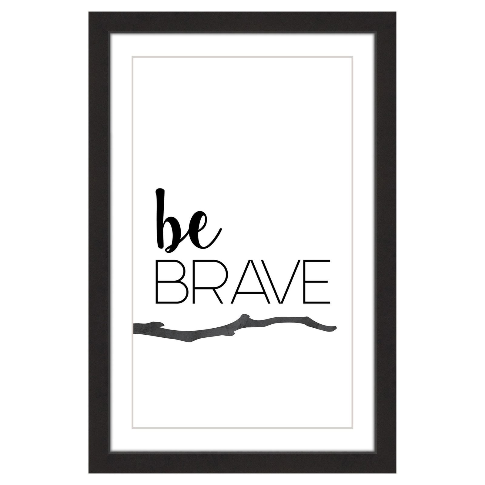 "Be Brave" by Diana Alcala Framed Painting Print