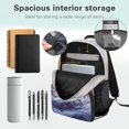 thumbnail image 5 of Jeiento Wolf 4 Piece Kids Backpack Set 17 Inch Large Capacity Bookbag with Lunch Box Pencil Case Water Bottle Holder, Breathable Schoolbag for Boys 8-12 Middle School, 5 of 7