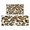 Beige And Black-2, variant on Beige and Black Of Leopard Print Kitchen Rugs Sets Of 2,Anti Fatigue Kitchen Mat Rugs Non Slip Washable,Decorative Kitchen Floor Mats for Kitchen,Sink,Laundry,17"x30" 17"x47"