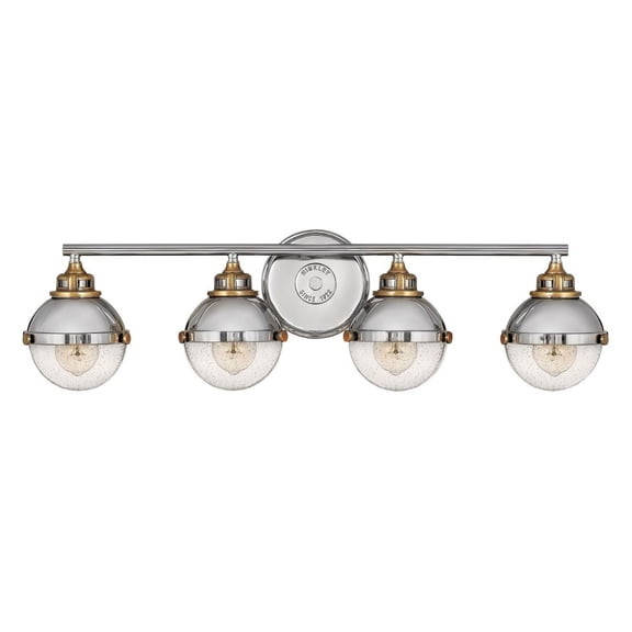 5174PN Hinkley Lighting Fletcher - 4 Light Bath Vanity-Polished Nickel Finish