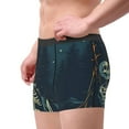 thumbnail image 2 of Fuzoiu Moonlit Skeleton Campfire Print Men's Ultra Breathable Underwear,No Riding Up Boxer Briefs with ComfortFlexible Waistband-XX-Large, 2 of 5