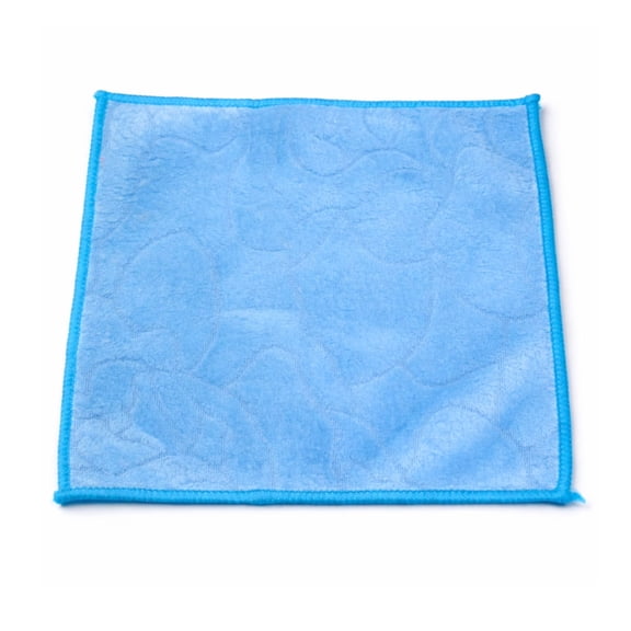 Soft Blue Microfiber Cleaning Cloth, Lint-Free Reusable Polishing Towel for Glass, Car, Kitchen, Electronics, Screens, Mirrors, and Household Cleaning