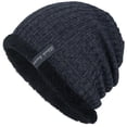 thumbnail image 1 of Gorros térmicos de punto envolventes para hombre Gorros de esquí con aislamiento grueso, 1 of 1