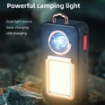 thumbnail image 2 of Billuyoard Luz de trabajo solar Linterna de viaje recargable Bolsillo impermeable Llaveros de emergencia Antorcha Carpa Decoraciones para acampar Iluminación y accesorios Oro Billuyoard HA074348-01, 2 of 6