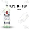 BACARDI Superior White Rum, Gluten Free, 750 mL Bottle, ABV 40%