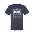 thumbnail image 2 of Wild Bobby, No. 1 Dad Genuine Legend Father's Day Men's Tee, Vintage Heather Navy, X-Large, 2 of 6