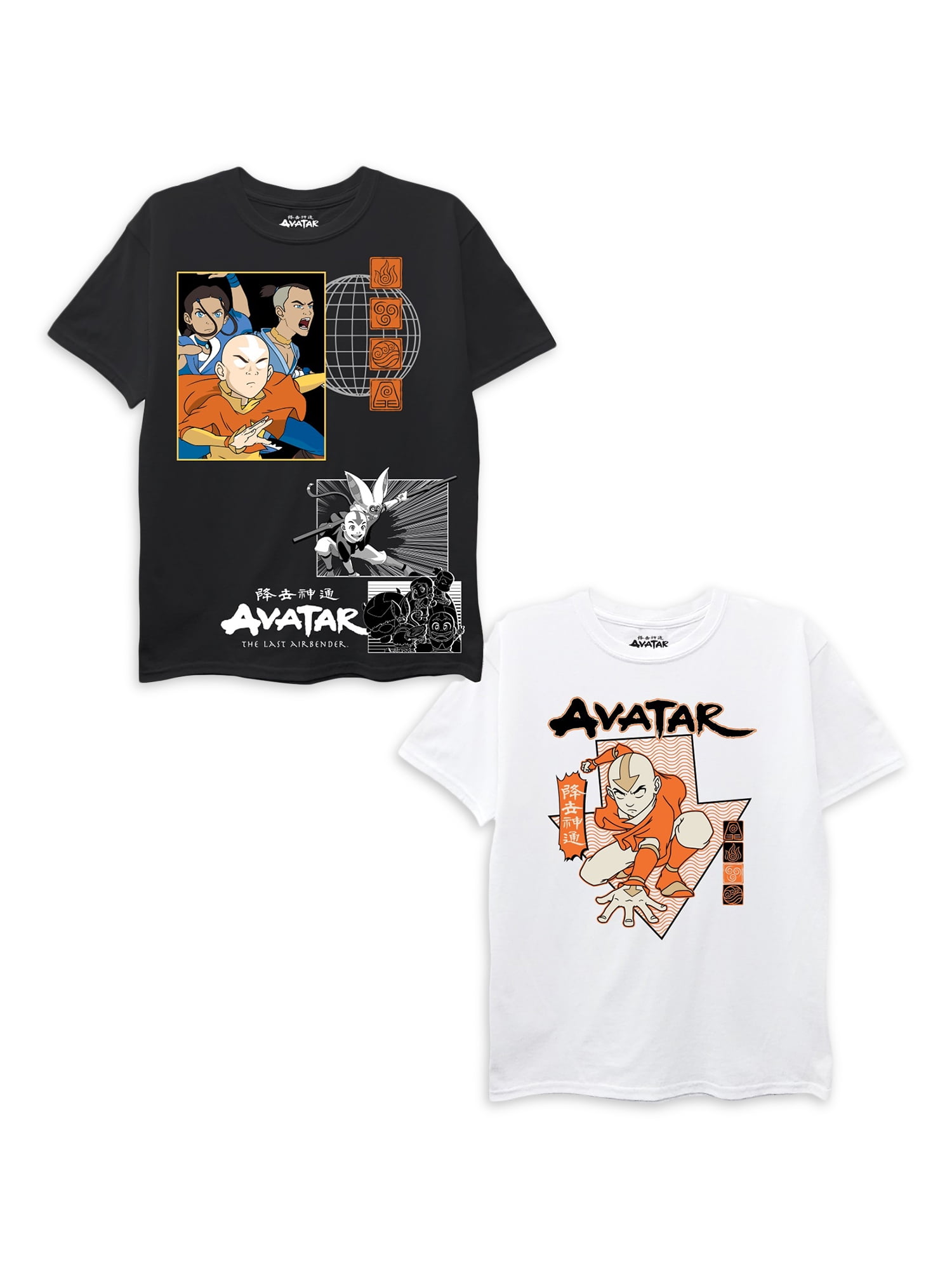 Last Airbender Boys Graphic T-Shirts 