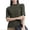 Army Green, variant on Womens T Shirts,Women's T-Shirts Women's Turtle Neck Slim Fit Half Elbow Short 3/4 Sleeve T Shirts Tight Tops Tee Yellow M