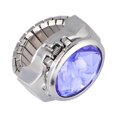 thumbnail image 2 of EeaseMX Anillo de dedo ovalado especial, de cuarzo, a la moda, para hombre y mujer (morado)., 2 of 7