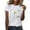 01 White Flash deals, variant on Women Short Sleeve Shirts Casual T Shirts Cotton Printed Tops for Women Womens Tops Plus Size Short Sleeve Get it Fast