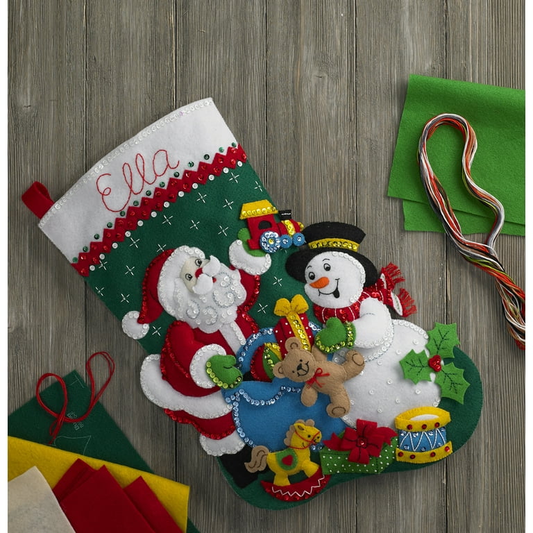 Bucilla ® Seasonal - Felt - Stocking Kits - Teamwork Snowmen - 89248E –  Creative Wholesale