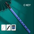 thumbnail image 2 of 6 Hole Flute C/D Key Irish Whistle Ireland Tin Penny Flute Woodwind Musical, 2 of 6