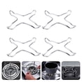 thumbnail image 2 of 4pcs Wok Rings Wok Support Rings Practical Stove Racks (Silver), 2 of 8