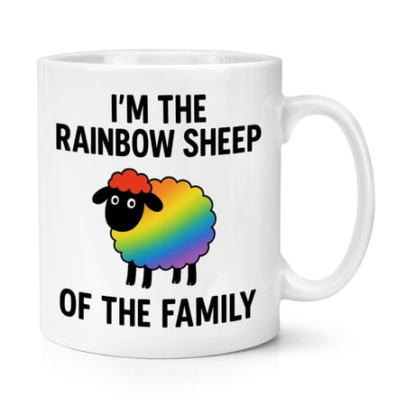 Im The Rainbow Sheep Of The Family 11oz Mug Cup Joke Funny Gay LGBTQ Queer Love Pride