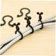 thumbnail image 4 of unbranded 150Ud Gestión De Cables Negro Con Clips Duraderos Para Oficina Y Escuela, 4 of 8