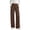 Brown, variant on Women's High Waist Wide Leg Dress Pants, Ghalytn Pull-On Stretch Casual Office Pants with Side Pockets