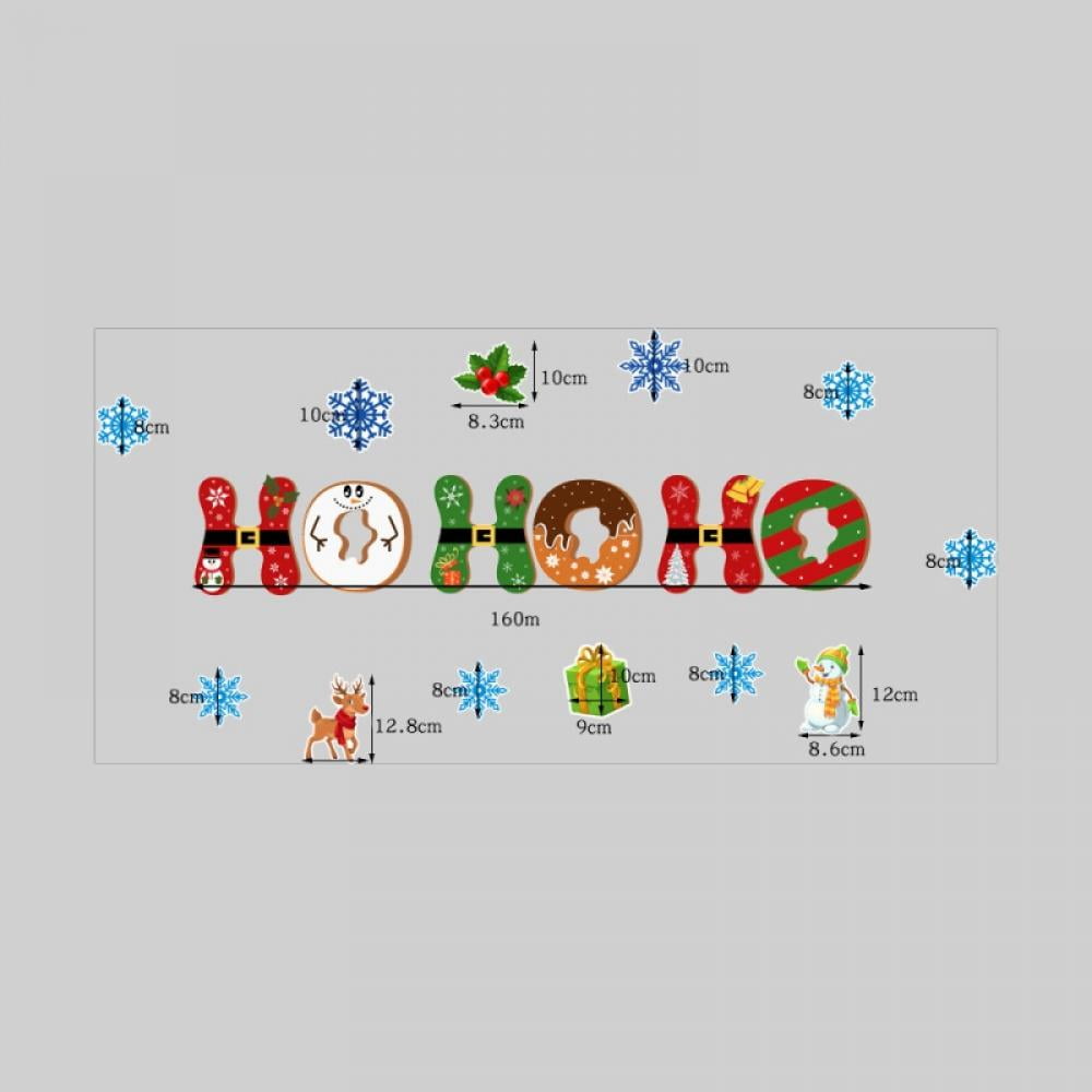 Christmas Garage Decoration Magnets Stickers Happy Holidays Merry Christmas Refrigerator Stickers Christmas Garage Door Decals for Christmas Party Supplies Home Decorations