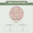 thumbnail image 6 of Memorial Day 4th of July Round Fitted Tablecloth with Elastic Edge 44-48 Inch Red White Blue Star Table Cover Independence Day Patriotic Table Cloth Washable for Kitchen Picnic, 6 of 8