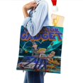 thumbnail image 4 of Inspector Gadget Bolso de tela con estampado de lienzo para mujer, bolsa de compras reutilizable y estética, con cremallera interior, regalo para mujer,40*45cm., 4 of 6