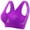 Purple, variant on GEWSEY Bras for Women,2026 New Breathable Cool Liftup Air Bra Plus Large Size Comfortable Mesh Full Support Sports Bras for Women (Hot Pink, 5XL)